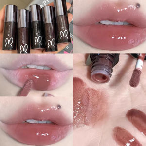 MONLEYTA | Authentic Lip Oil Non-Stick Glass Bubble Jelly Moisturizing Long-lasting Hydrating Student Affordable Mirror Surface Lip Color