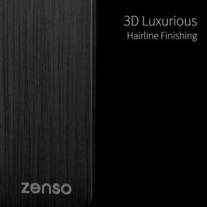 ZENSO Electric GRANDE Metallic Hairline Black SIRIM Switches / Sockets / Switch / Socket / Doorbell Auto Gate Press Switch / Powerpoints / Power Point