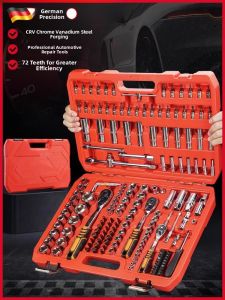MUJUEAO | Multifunctional Compact Ratchet Wrench Set