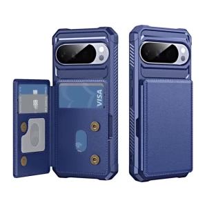 szhaiyu | Leather Card Slot Left-Right Flip Kickstand Phone Case For Google Pixel 11 10 9 Pro XL 8 7 Pro 10A 9A 8A 7A Shockproof Cover