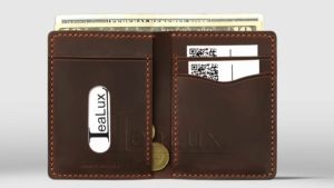 Ví Đứng Mini Da Sáp Handmade LEALUX Mini Handmade 5