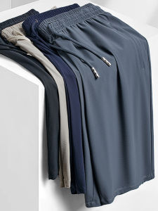 Mens Sport Shorts Ice Silk Thin Straight Leg Quick Dry Fitness Training Running Summer Breathable Fashion Urban Shorts