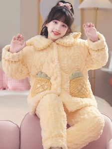 QIANSHUIMILU | Thermal Winter Childrens Pajamas Flannel