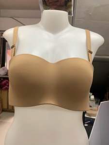 SARI Non-Wire Seamless Convertible Bra - Coffee - 32A-B 34A-B 36A-B 38A-B 40B-C 42B-C 44D