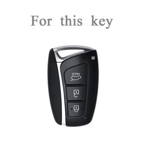 For Hyundai Grandeur HG Sedan Genesis G80 Santa Fe 3DM Grand SantaFe 2018 IX45 EQUUS Azera TPU Auto Key Shell Case Cover