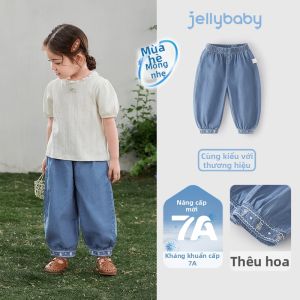 Jelly Baby | Quần Jeans Mềm Bền Từ Cotton Cho Bé Gái Mùa Hè