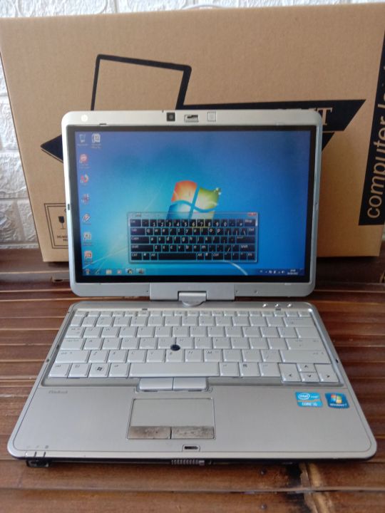 laptop hp core i5 2760p second layar bisa di putar 12 inci