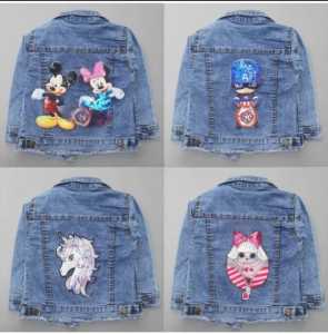 Jaket Jeans Anak Usia 1-10 Tahun Menyala LED