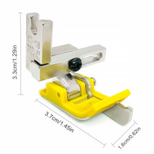 New Computerized Flatbed Sewing Machine with Adjustable Plastic Knife Press Foot Oxford Edge Guide for Straight Stitch Line Pres