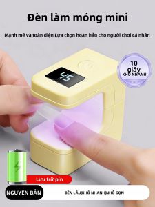 Đèn Làm Khô Móng Tay Mini 1 Chiếc Sạc Lại Được Sử Dụng Đèn UV LED Làm Khô Nhanh Gel Máy Sấy Móng Với 3 Đèn UV LED Đèn Chiếu Tia UV Để Làm Cứng Sơn Móng Tay