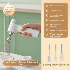 [China Plug Without Adapter] WARRAN | Electric Quiet Home Mini Automatic Egg Beater Cream Whisk
