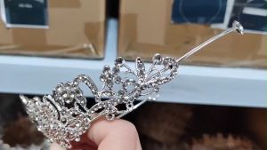 Bride Wedding Crown Crystal Queen Crowns Rhinestone Princess Tiaras or Birthday Prom Pageant Party