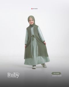 [Ready]Ruby Sarimbit Series 2025 By Yasmeera x El-Rasheed || Sarimbit Keluarga Terbaru || Seragam Keluarga Terlaris || Warna Olivine