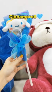 Moo Baby Doll Bouquet with Light Graduation Bouquet Convo Hadiah Konvo Bunga Konvo Cute Bouquet Melody花束 玩偶花束 娃娃花