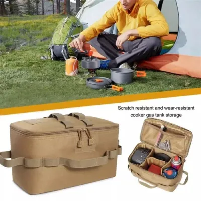Tas Camping Alat Berkemah Penyimpanan Kompor Portable Tas Camping Waterproof Tas Kompor Portable Anti Air