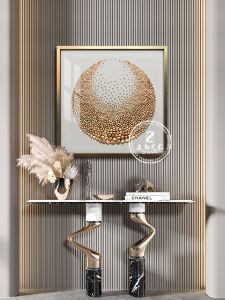 Lucky Stone Decorative Painting Modern Light Luxury Dining Room Wall Painting Entrance Wall Lucky Goods Three-Dimensional High-End Hanging Painting