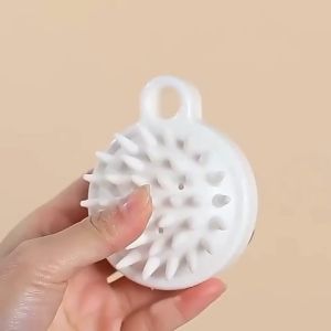 Sisir Silicone Bulat: Alat Pembersih Rambut & Kulit Kepala