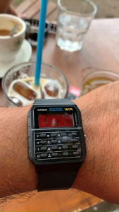 đồng hồ nam si Nhật điện tử Casio si Nhật hàng 2 hand