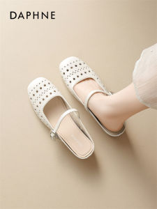 Daphne | Thick Sole Mary Jane Hollow Mule Style Single Shoes
