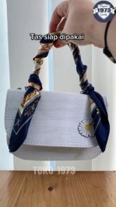 ANNA 50x50cm Korean syal scarf leher scarf tas neck scarf