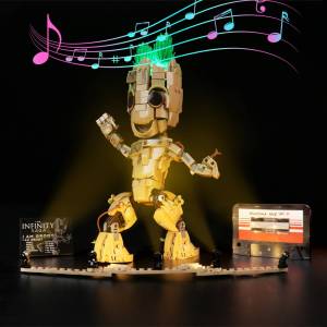 LED Light Kit 76217 Marvel Super Heroes - I am Groot (Only LED Light kit No blocks Model)