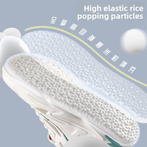 MONLEYTA | Breathable Anti-Odor Latex Sport Shoe Insoles Men Women Long Time Standing Comfortable Soft Summer Sweat Absorbent Shock Absorbing