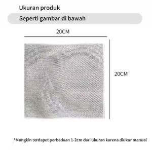 Kain Lap Dapur Kawat Petak Halus Untuk Membersihkan Panci Piring Dapur