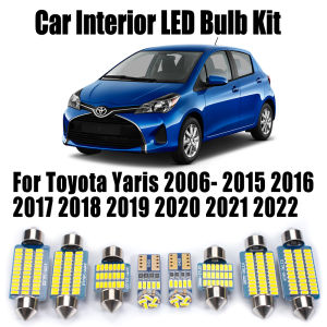 LED Interior Map Dome Light Kit For Toyota Yaris 2006- 2014 2015 2016 2017 2018 2019 2020 2021 2022 Vehicle Car Reading Lamp