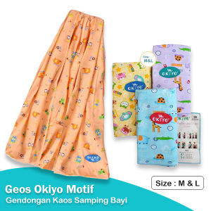 Gendongan Bayi Kaos Instan Okiyo Geos Motif Sling Baby M L - Satbe Store