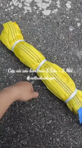 Dây cáp vải tròn cẩu hàng 3 Tấn 3 Mét - Hệ số 6:1 - Dài 3 Mét - #vattuducduyen