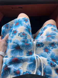 Quần Short Đi Biển Màu Xanh Lam Cho Nam Mùa Hè Ngoài Trời Quần Thể Thao Hawaii Khô Nhanh Quần Dài Năm Điểm