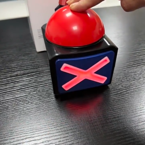 ปุ่มกดรับสัญญาณเกม พร้อมไฟเสียง Trivia Quiz Got Talent Buzze วัสดุ ABS  ปุ่มตอบรับเกม ปุ่มตอบรับ