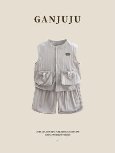 BOGUXIONG | Summer Casual Sleeveless Childrens Shirt Set
