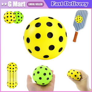 Pickleball 74MM Durable Soft PU Foam Outdoor Quiet Pickleballs 30g Outdoor for Competition Pickleball Training.