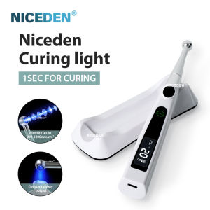 Dental 1 Second Curing Light Long-lasting Battery Life 360° Rotating Light Source Lamp Light 800-2400mw/cm² focusing drop-resist