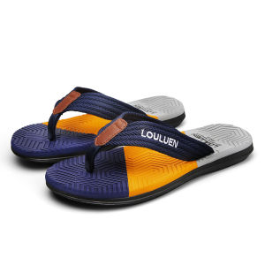 Dép Nam Mùa Hè Thoáng Khí Dép Xỏ Ngón Thời Trang Đi Biển Thông Thường Giày Lười Trong Nhà Ngoài Trời Size 39-44 Dây Đeo Bằng Vải Polyester