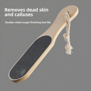 Double-Sided Volcanic Rock Foot Scrubbing Board Natural Foot Cleaning Tool Exfoliates Dead Skin Foot Massage Brush