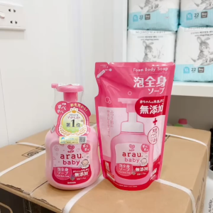 Sữa Tắm Cho Bé Arau Baby Bọt Tắm Gội Thảo Mộc Tự Nhiên Cho Bé Sơ Sinh 400ml/ 450ml