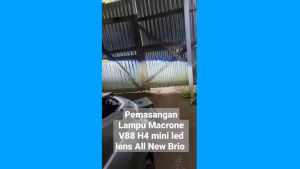 Sepasang Head Lamp Mobil H4 LED Tembus Hujan Expander Mazda 2 Grenmex Lampu Depan Utama 12 Volt 6000K Variasi Proyektor Xenia Avanza Lama Headlight Super Terang Evalia Innova