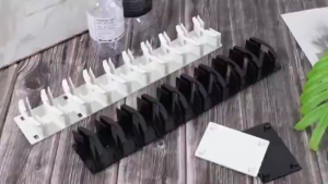 BHQ 10Grid Wall Mounted Baseball Cap Display Shelf Hat Rack for Door/Wardrobe Storage Organizer