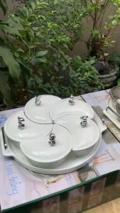 Khay Mứt Xoáy Mạ Bạc - HD2817-2S