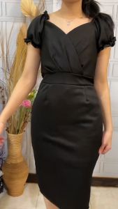 Ami Collection: Dress Scuba Formal Midi