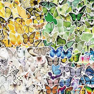 Colorful Butterfly Stickers Set for Laptop Guitar Suitcase Decoration Waterproof DIY Decals Cross-Border Popular Item
