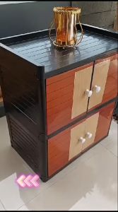 NAIBA/NANDOS Lemari plastik twin BOX FIT 3susun7553/4susun7554/5susun7555