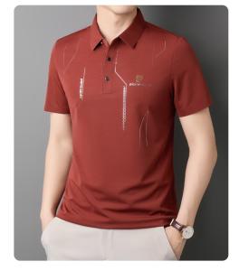 Áo Thun Polo Pierre Cardin Nam Mùa Hè Mỏng Bằng Lụa Tơ Tằm Ice Silk Tay Ngắn Thường Ngày Thời Trang Thành Phố Công Sở