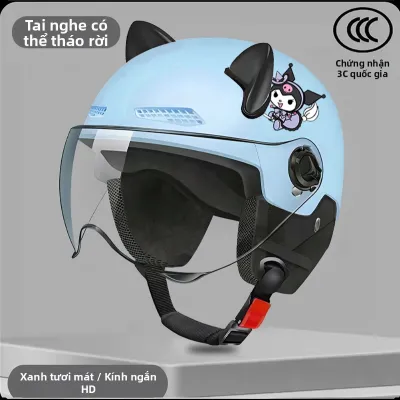Mũ Bảo Hiểm Chống UV 3C Đã Được Chứng Nhận An Toàn Cho Trẻ Em Đi Xe Điện