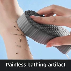 Student Dormitory Bath Towel Sponge Exfoliating Tool Bath Scrubbing Grey Bathing Personal Hygiene Cleaning Tool for Students