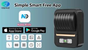 Máy In Nhiệt Bluetooth N20 Mini 20-50mm Máy Dán Nhãn Cho Giá Quần Áo - Máy In Mã Vạch Không Dây Với Chức Năng Nạp Giấy Thủ Công Tốc Độ In 4ppm