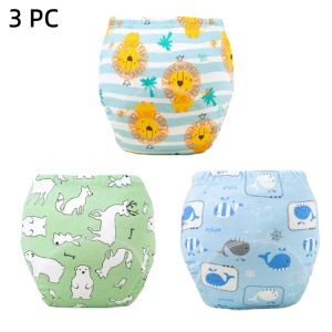 6 Layer Certified Ecological Baby Diapers Reusable Training Panties Pure Cotton Absorbent Swimwear for Babies