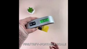 【⏰Wholesale Store】24H Ship Portable Hanging Scale with Strap 50KG/110LB Electronic Digital Luggage Scale Included Battery (Shipping Free)